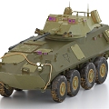 LAV25 reconnaissance tank light tank armored vehicle wheeled combat vehicle 3d model