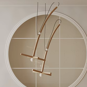 Modern chandelier 3d model