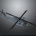 3D Rendered White Helicopter With Main Rotor Tail Rotor And Detailed Fuselage On Dark Background