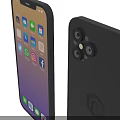 Smartphone Home Screen Display With Various App Icons And Social Media Applications