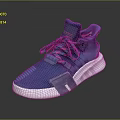 Blue Sneakers With Colorful Laces Mesh Material White Sole Stylish Design