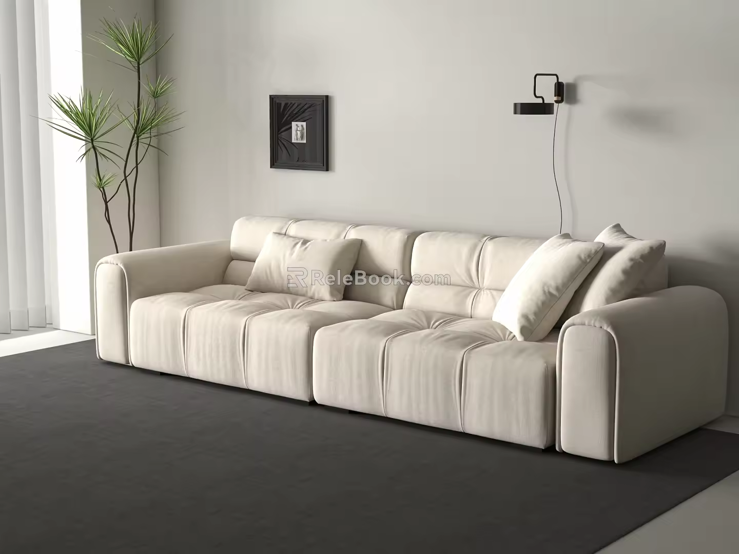 Modern Multiplayer Sofa 3d model