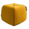 Colorful Upholstered Sofa Stools With Various Colors And Square Design