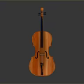 Classic Wooden Violin With Smooth Finish As Home Daily Life Musical Essential