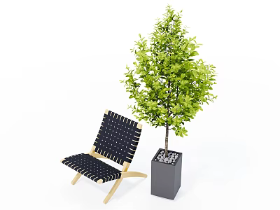 modern leisure chair 3d model