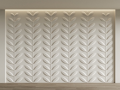 Wall Panel Leaf Decorative Wall Panel model