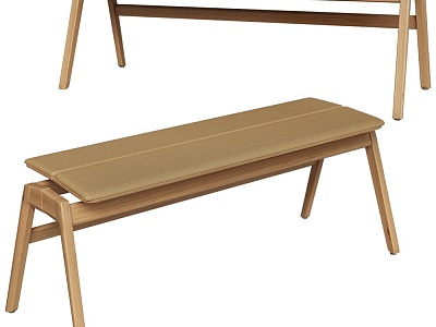 Modern Knekk wooden stool model