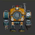 Mech Warrior Mech Soldier Machine Battlearm Mechanical Battlearm Machine Fighter Robot 3d model