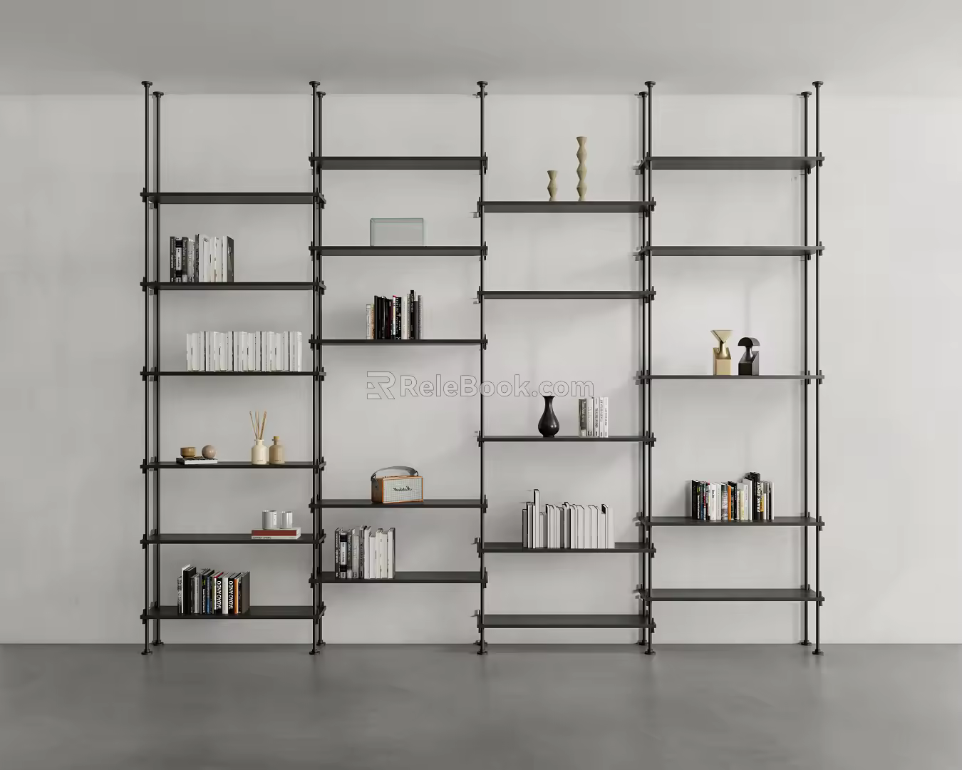 Modern Bookshelf Bookcase Bookshelf 3d model