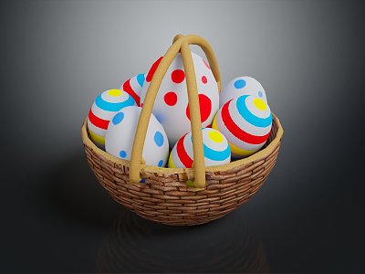 Modern Easter Egg Holiday Egg Christmas Egg 3d model