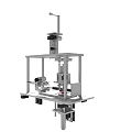 Mechanical Workbench Structure With Metal Frame Camera And Sliding Rail System