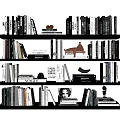 Modern Books 3d model