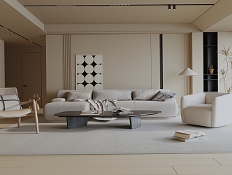 The Silent Living Room 3d model