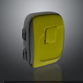 Portable Electronic Device Yellow And Gray Compact Design With User Friendly Interface