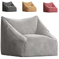 Comfortable Bean Bag Chair In Various Colors For Modern Living Room Decor