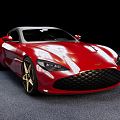 Modern sports car Aston Martin 3d model