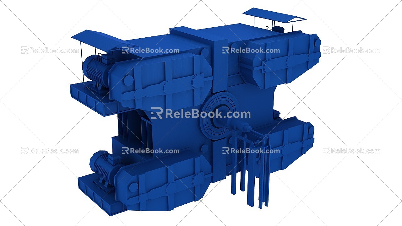 Tilting device l Steel area equipment l Industrial equipment 3d model