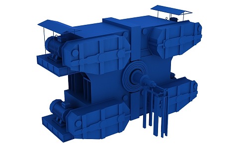 Tilting device l Steel area equipment l Industrial equipment 3d model