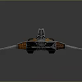 Modern Fighter Sci-fi Fighter 3d model