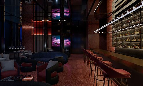 The Modern Bar 3d model