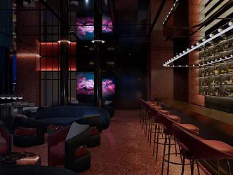 The Modern Bar 3d model