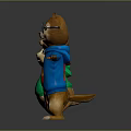 Three Squirrels Squirrel Cartoon Squirrel Animation Squirrel Animation Squirrel Cartoon Characters Cartoon Animals 3d model