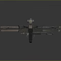 Modern crossbow 3d model