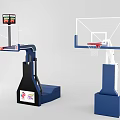 Durable Basketball Sports Equipment With Electronic Scoreboard And Stable Base Design