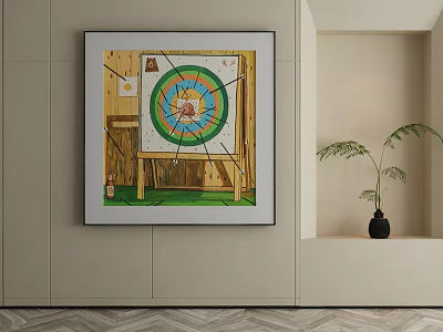 decorative painting 3d model