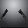 Two Metal Flexible Tubes As Practical Household Items With Durable Material And Smooth Finish