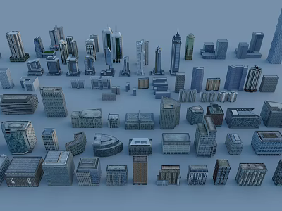 Birds Eye View Planning of Urban Architectural Layout with Diverse Building Models 3d model