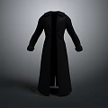 Stylish Black Long Coat Ideal for Cold Weather and Daily Wear