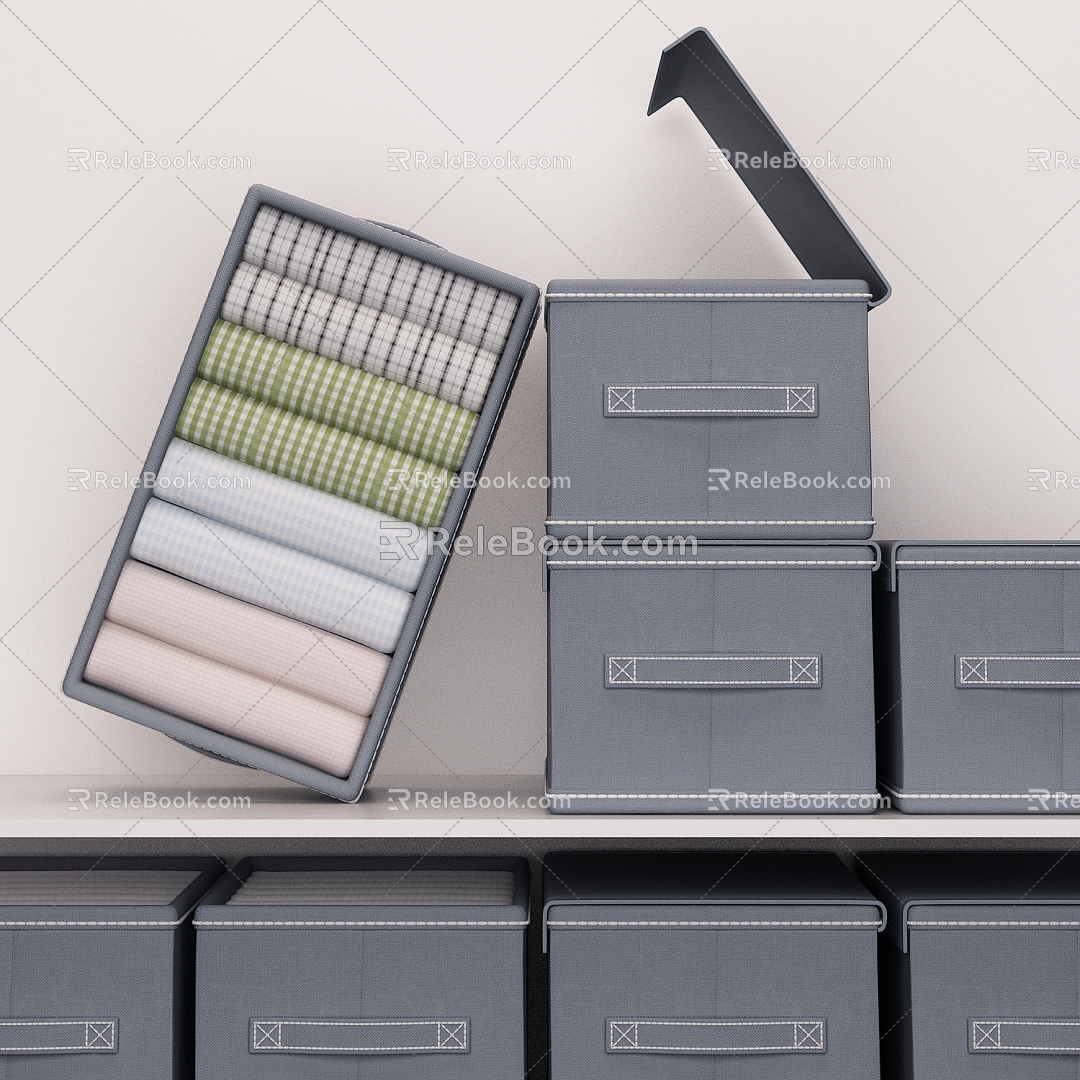 Modern storage box 3d model