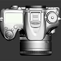 High Quality Professional Digital Camera With Large Lens And Metal Body Design