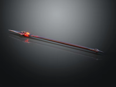 modern spear ancient weapon 3d model modern spear ancient weapon 3d model