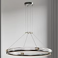 Light Luxury Chandelier 3d model