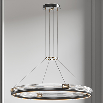 Light Luxury Chandelier 3d model