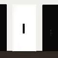 Modern door combination security door single door 3d model