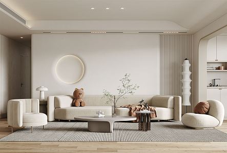 The Silent Living Room 3d model