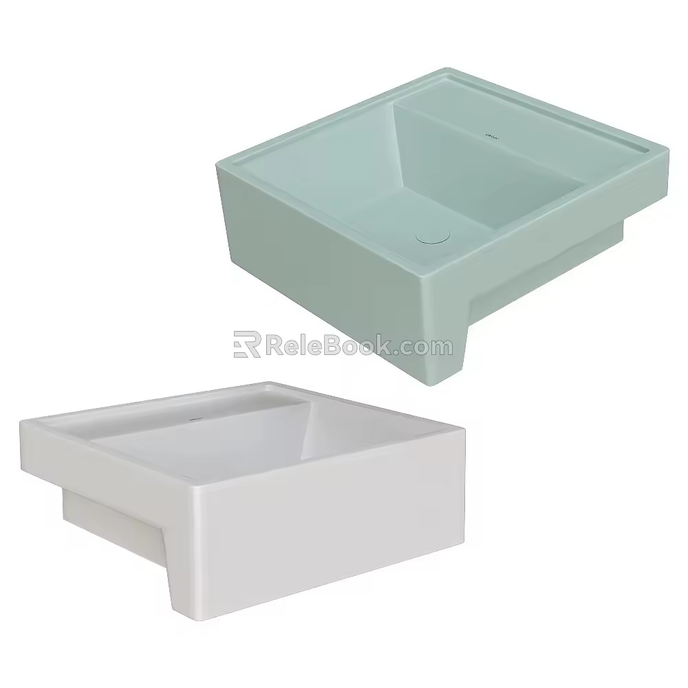 ABBER wash basin 3d model