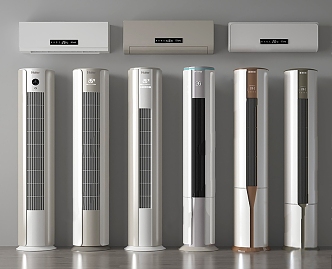 modern air conditioning 3d model