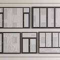 Modern Casement Windows With Black Frames And Various Design Styles