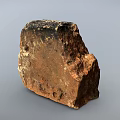 Natural Stone Wood Piece Featuring Rough Texture And Organic Surface Details