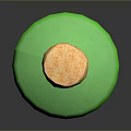 Fresh Food Ingredient Stored in Green Glass Bottle with Natural Cork Stopper