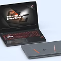 ASUS ROG Gaming Laptop Featuring Red Backlit Keyboard And The Choice of Champions Screen