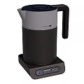 Black And Gray Cooker Brand Electric Kettle With Steam Control Base
