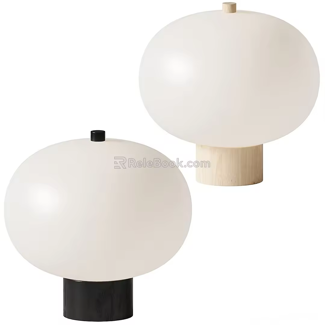 Modern Table Lamp Bedroom Table Lamp Minimalist Table Lamp Combination 3d model