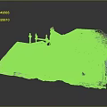 Ancient Building Ruins With Stone Wall Structure Excavation Rubble And Protective Rails