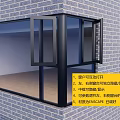 Parametric Multi-function Floor-to-ceiling Window Side Window Combination 3d model