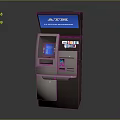 Advanced ATM Machine With Interactive Digital Screen For Self Service Banking 3d model
